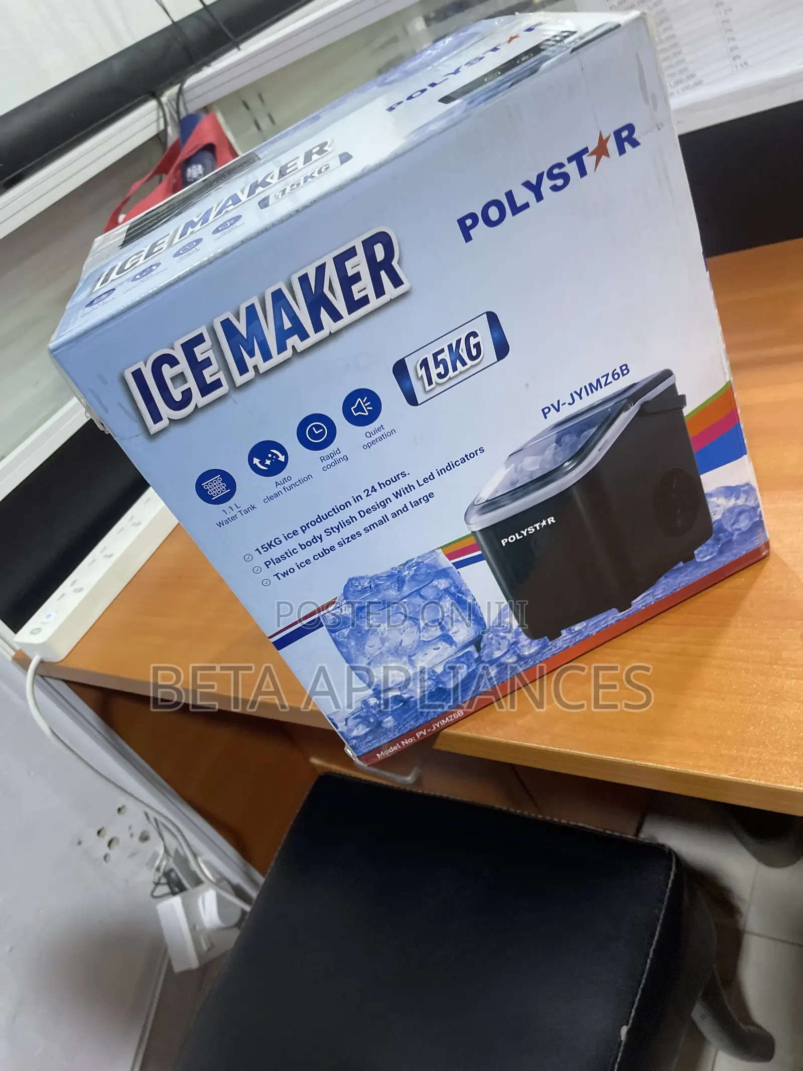 Polystar 15kg Ice Machine for Chilled Beverages