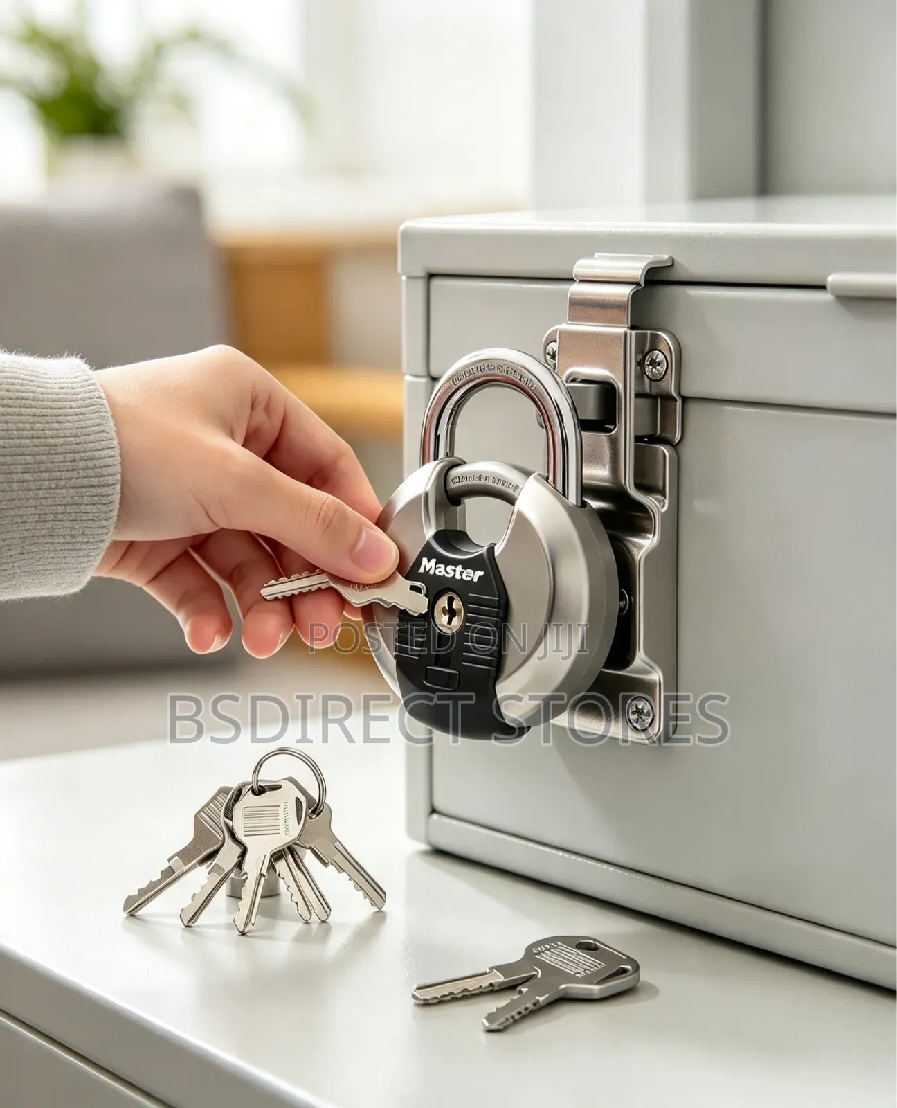 Master Lock Excell Heavy Duty Stainless Steel Discus 70mm Wide Padlock