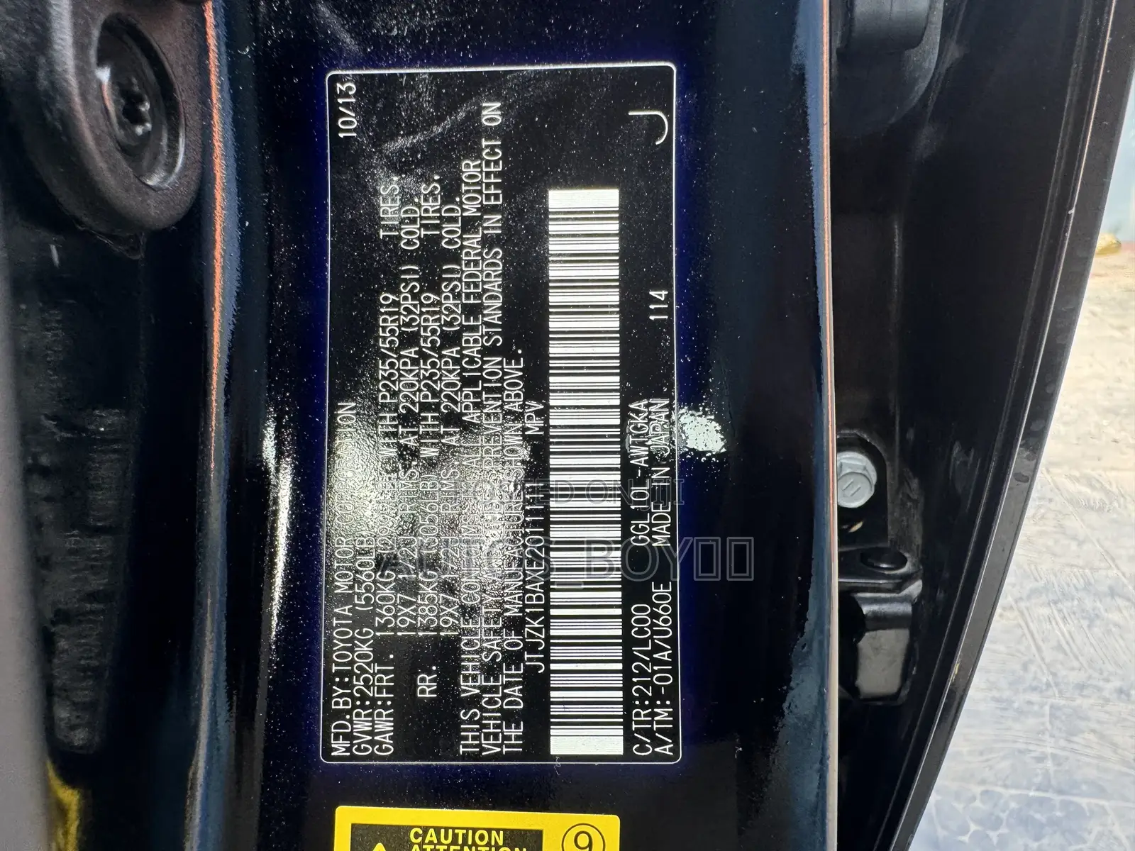 Lexus RX 350 AWD 2014 Black