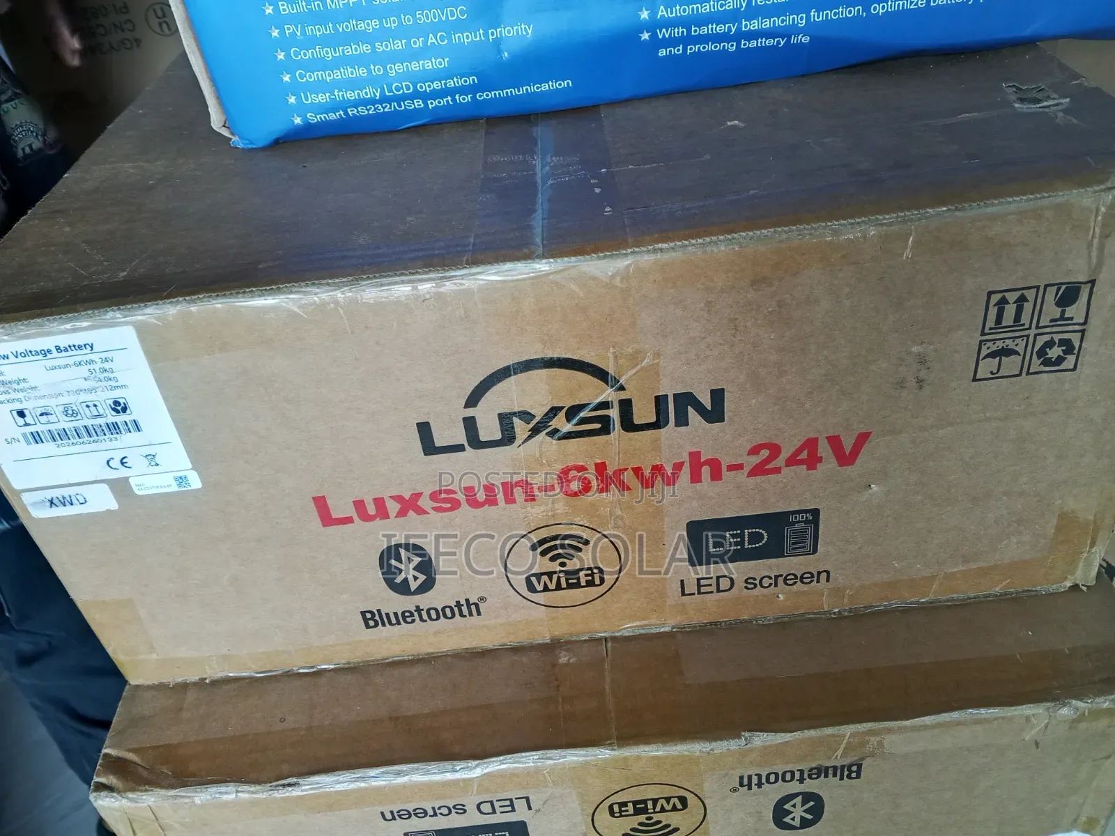 Luxsun 6kwh 24v Lithium Battery