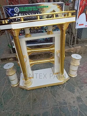 Quality Gold Pulpit or Podium for Church