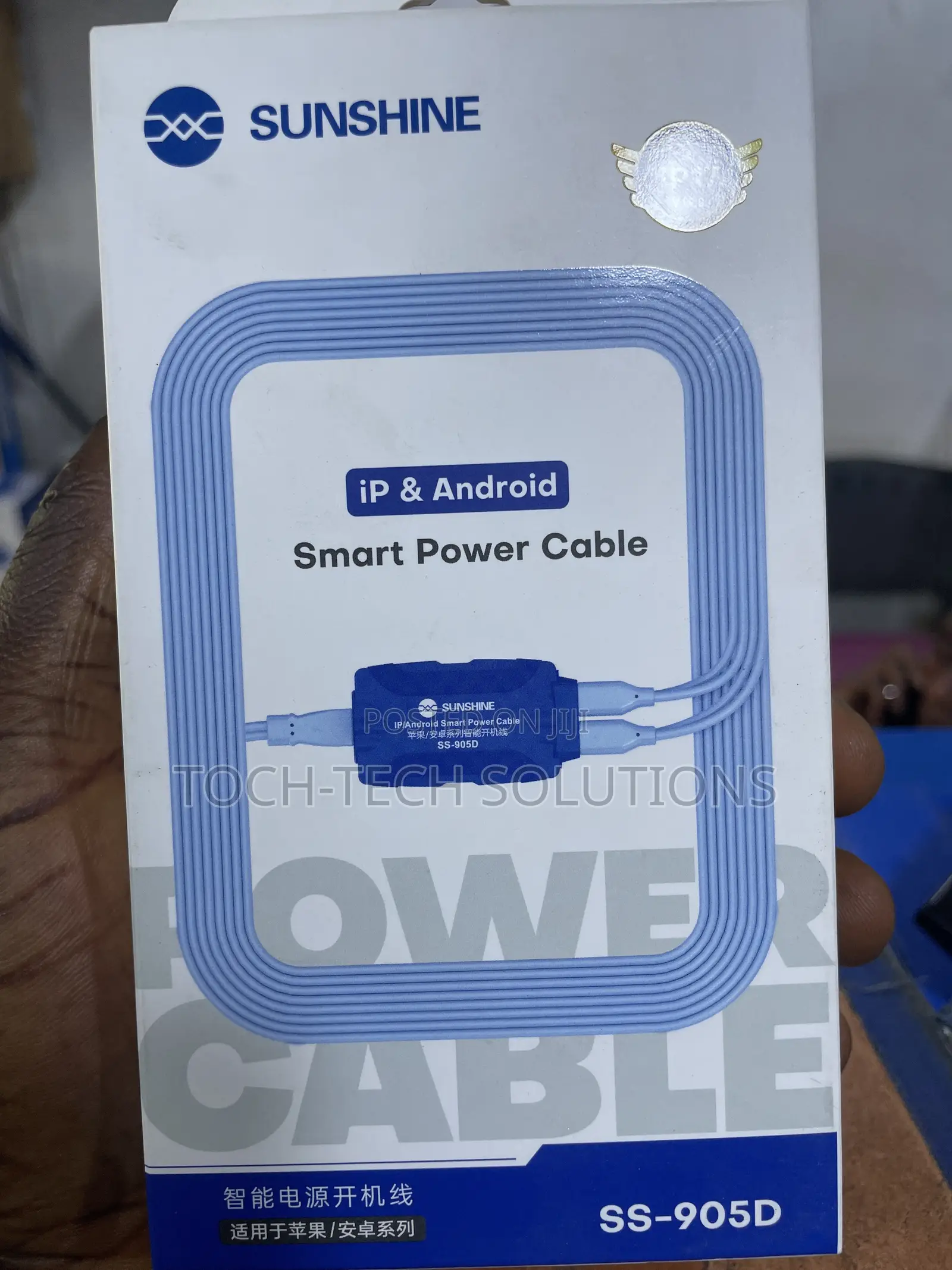 Sunshine iPhone & Android Power Boot Cable 905D