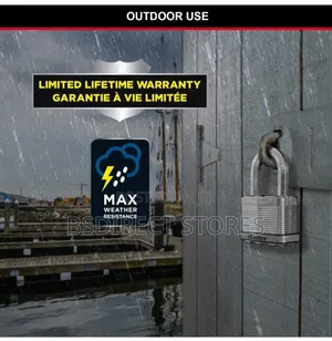 Master Lock Heavy Duty Laminated Steel 64mm Padlock 38mm Shackle