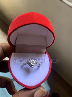 Adjustable Luxury Love Diamond Engagement Proposal Ring With Case