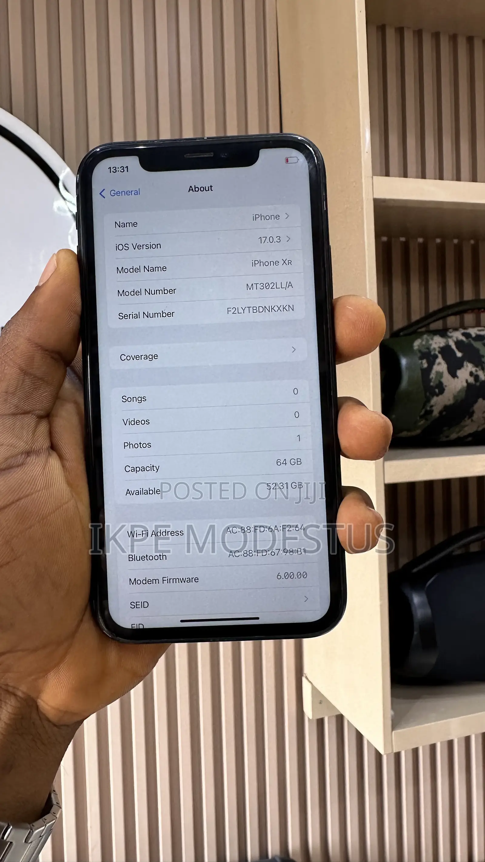 Apple iPhone XR 64 GB Black