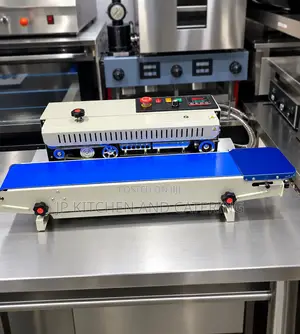 Continuous Band Sealing Machine With Conveyor Belt