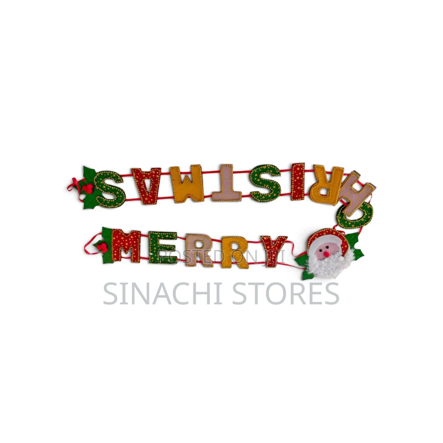 Merry Christmas Felt Banner