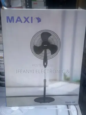 Maxi Standing Fan 20 Inch White/Black