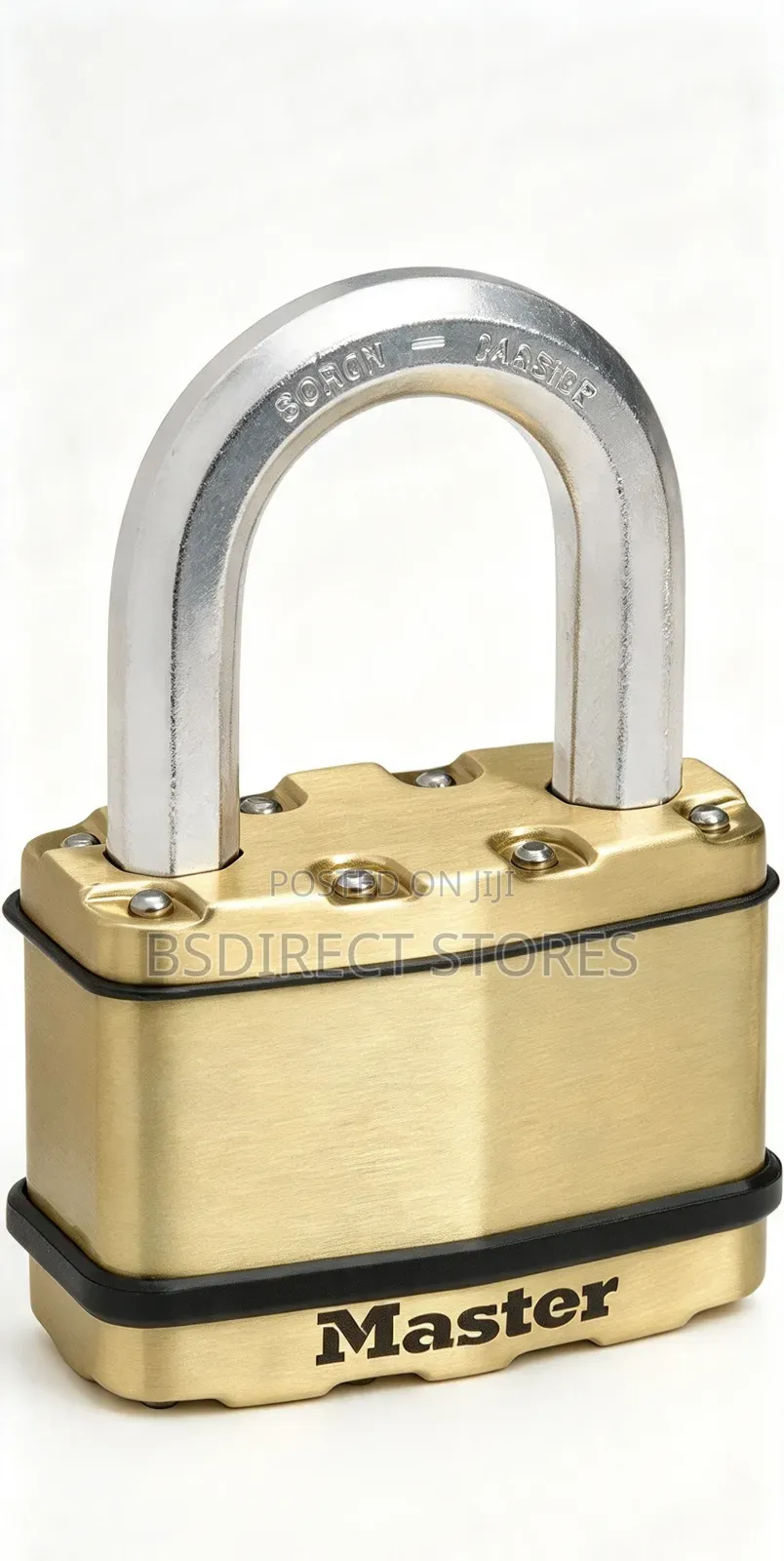 Master Lock Maximum Security 10 Brass Finish 64mm Padlock 38mm Shackle