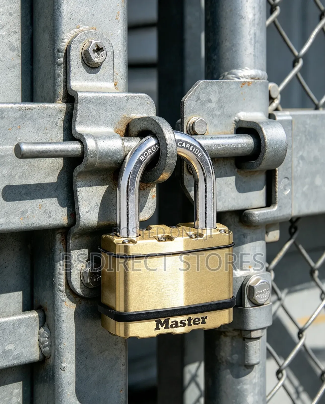 Master Lock Maximum Security 10 Brass Finish 64mm Padlock 38mm Shackle