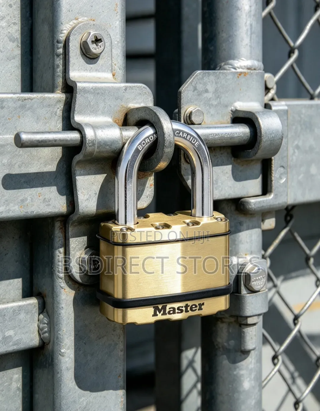 Master Lock Maximum Security 10 Brass Finish 64mm Padlock 38mm Shackle