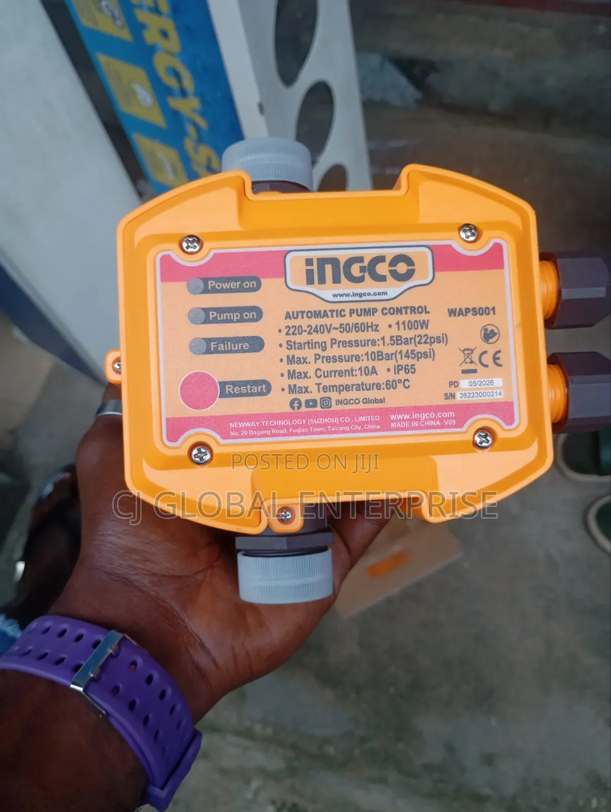 Inc-Co Automatic Pressure Control