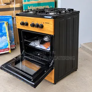 Maxi 5-Burner Standing Gas Cooker With Oven