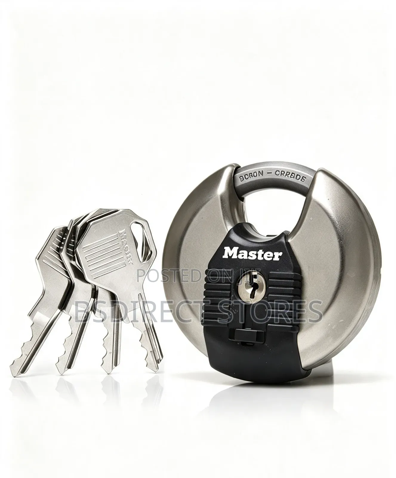 Master Lock Excell Heavy Duty Stainless Steel Discus 70mm Wide Padlock