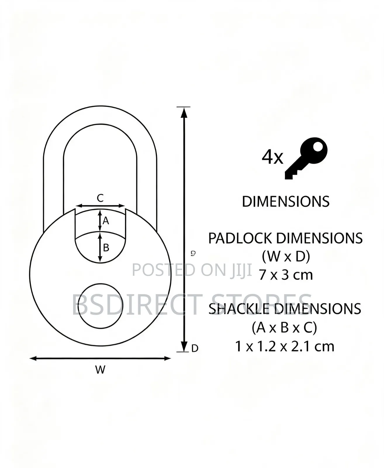 Master Lock Excell Heavy Duty Stainless Steel Discus 70mm Wide Padlock