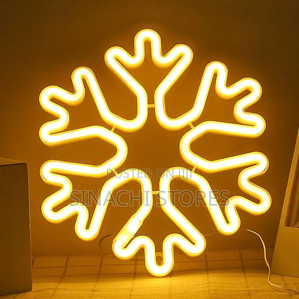 Snowflake LED Neon Sign