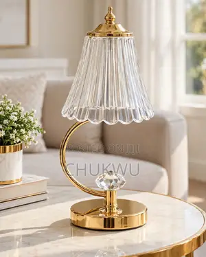 Luxury Gold Crystal Touch Table Lamp