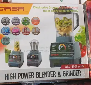 QASA High Power Blender & Grinder (QBL-8008 Pro5) [1500W]