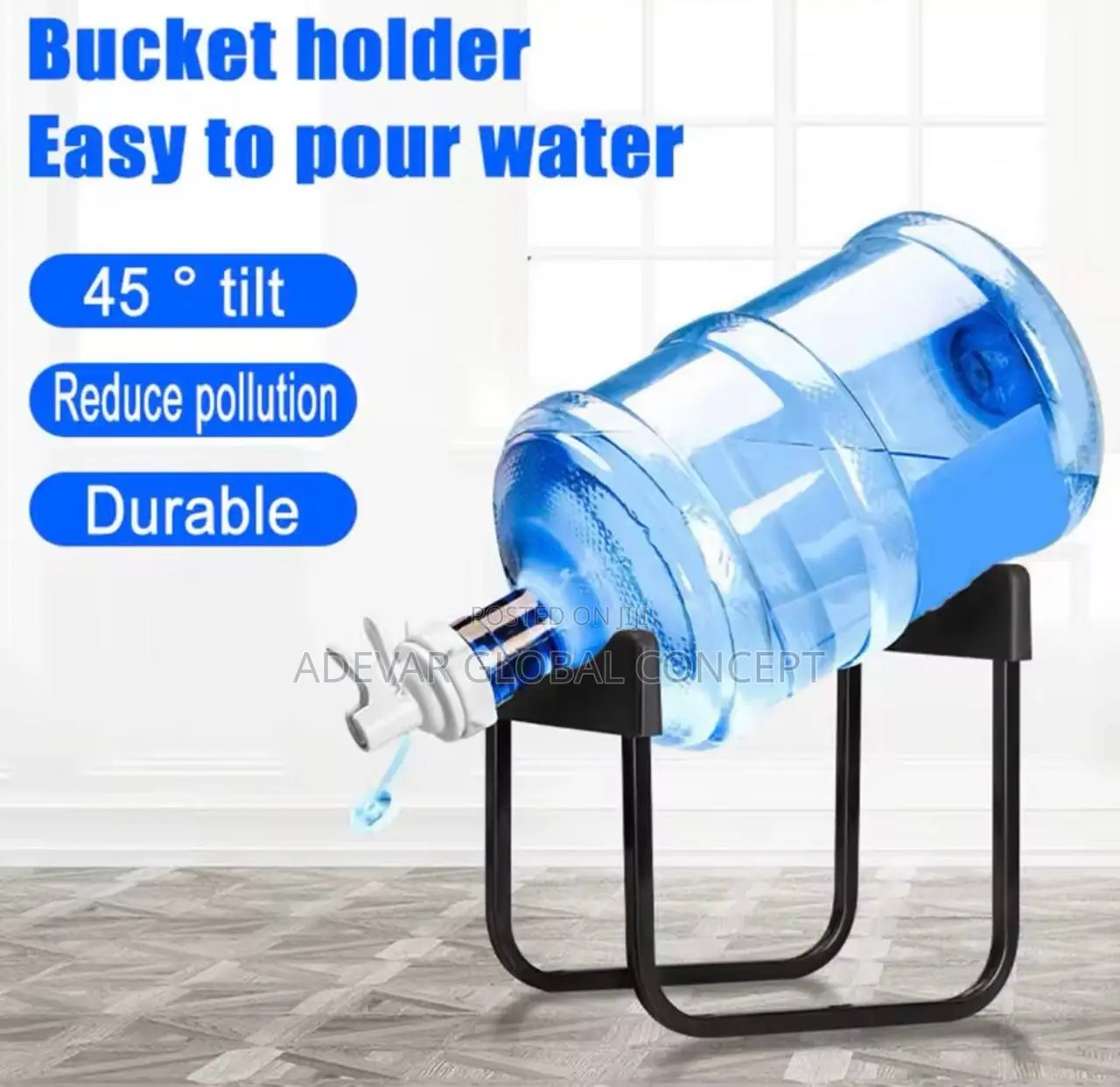 CWAY Bucket Storage Holder Rack