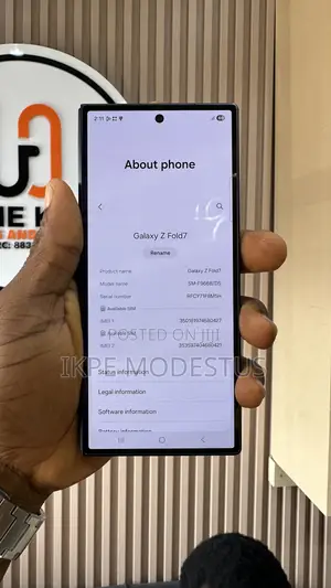 Samsung Galaxy Z Fold7 256 GB Black