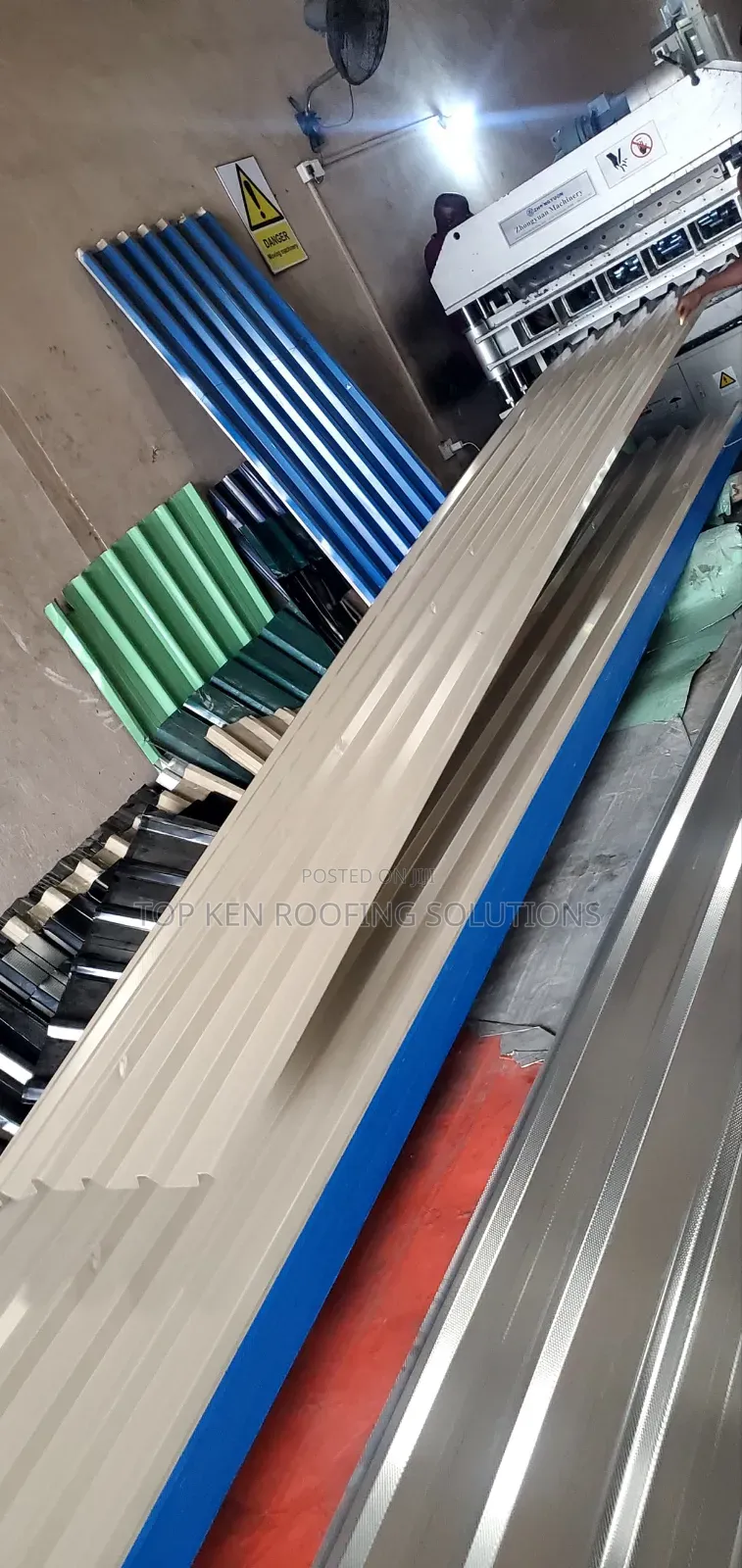 Grey Longspan Aluminium Roofing Sheet 0.45mm