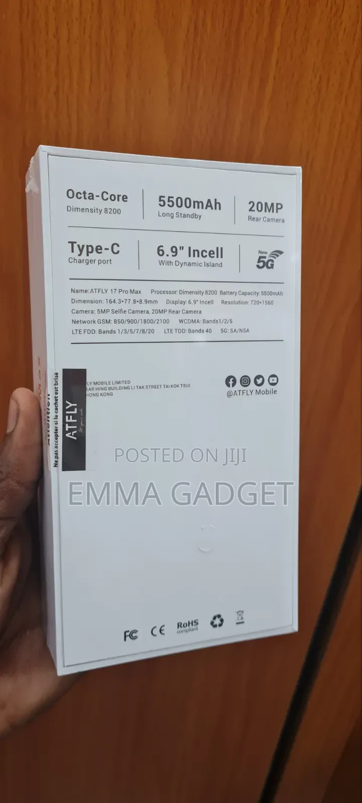 New AT&T 8525 Orange