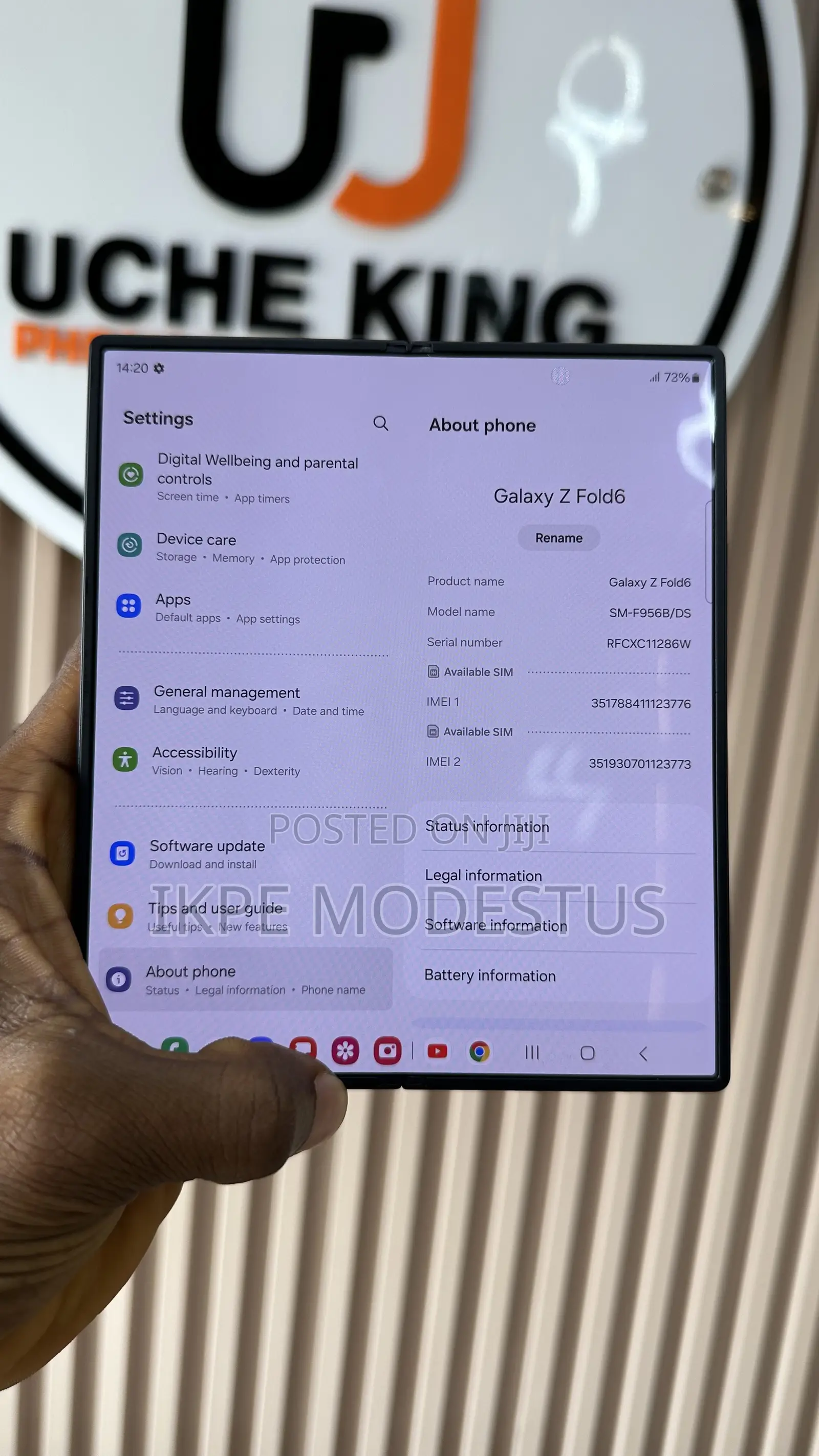 Samsung Galaxy Z Fold6 512 GB Black