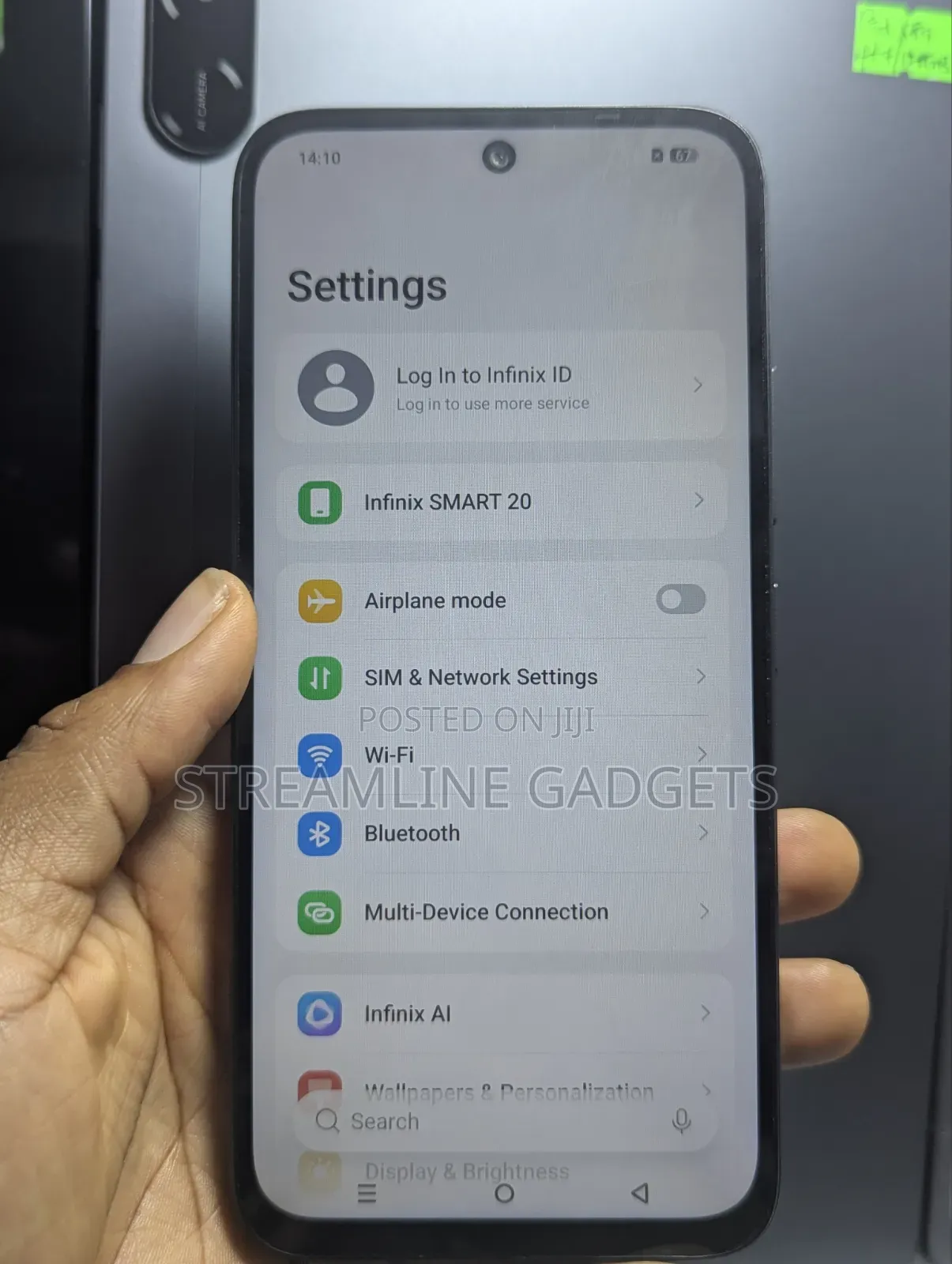 Infinix Smart 20 128 GB Black