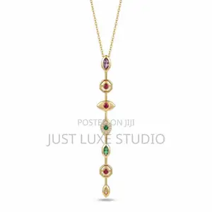 Multi Layered Tear Drop Necklace