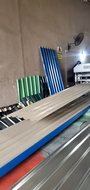 Grey Longspan Roofing Sheets — 0.55(B)mm Thickness
