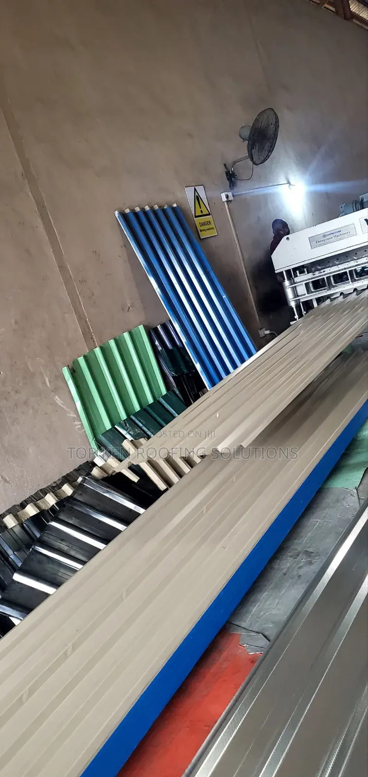 Grey Longspan Roofing Sheets — 0.55(B)mm Thickness