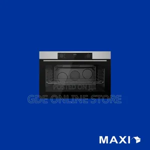 Maxi Electric Built-in Oven 90CM QX97SSD Stainless Steel & Black Glass