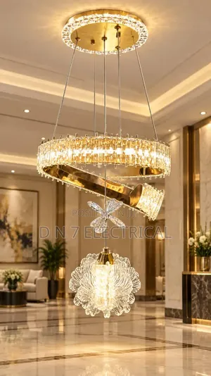 Modern Gold Chandelier Light
