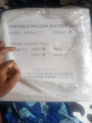 Portable Phlegm Suction Unit