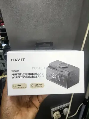 Havit W3041 Multifunctional Wireless Charger, Speaker and Alarm