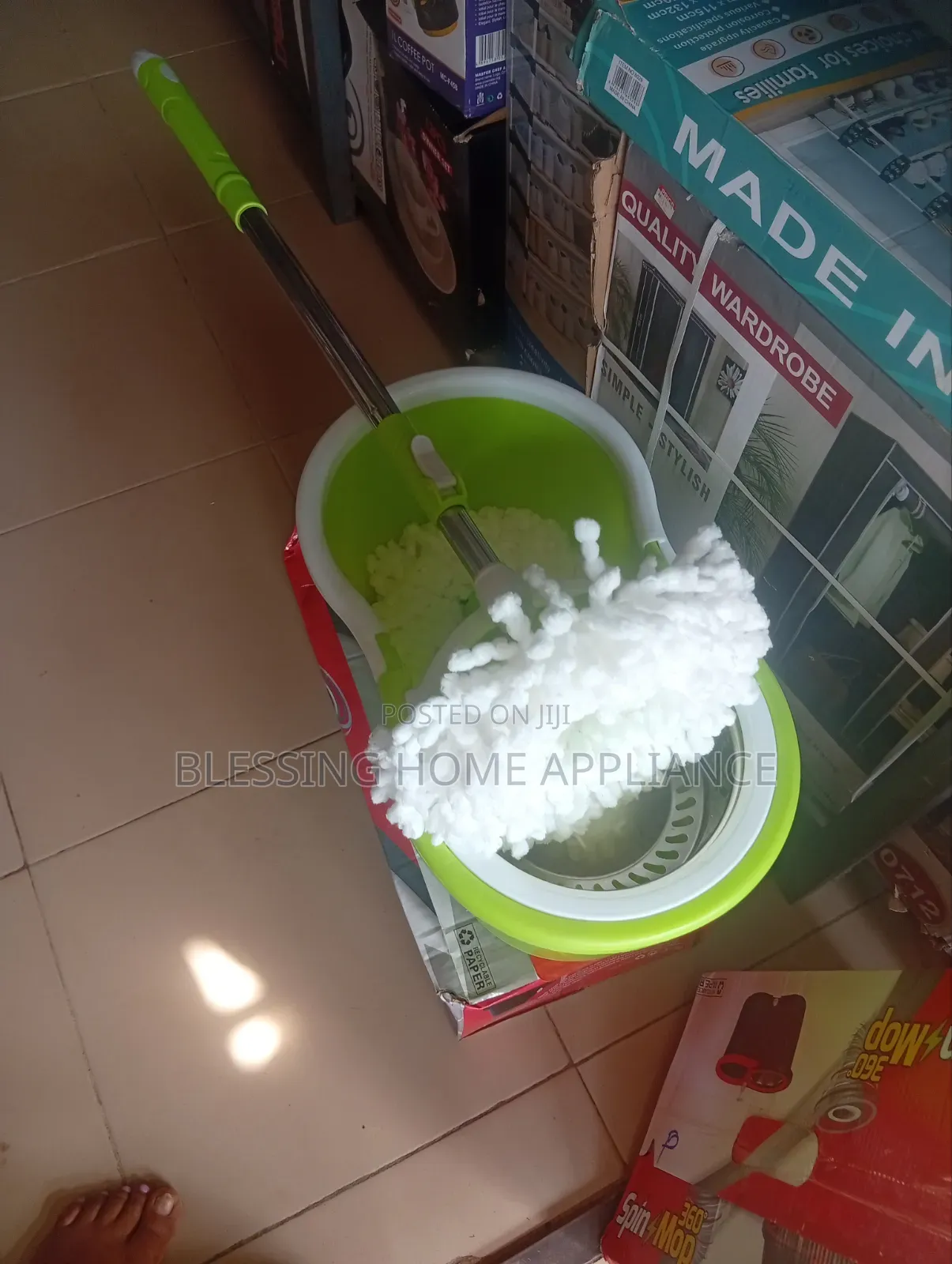 Quality Spin Mops and Bucket