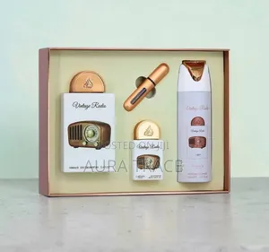 Lattafa Pride Vintage Radio 4in1 Luxury Gift Set - EDP