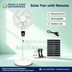 Solar Stand Fan