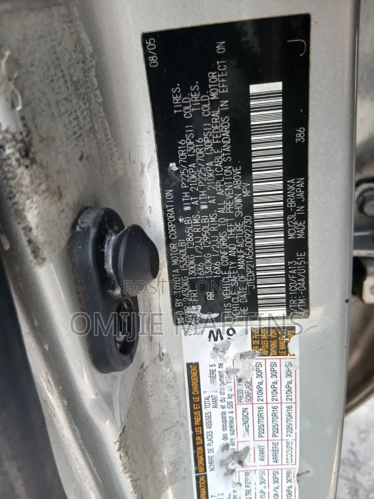 Toyota Highlander 2006 Silver