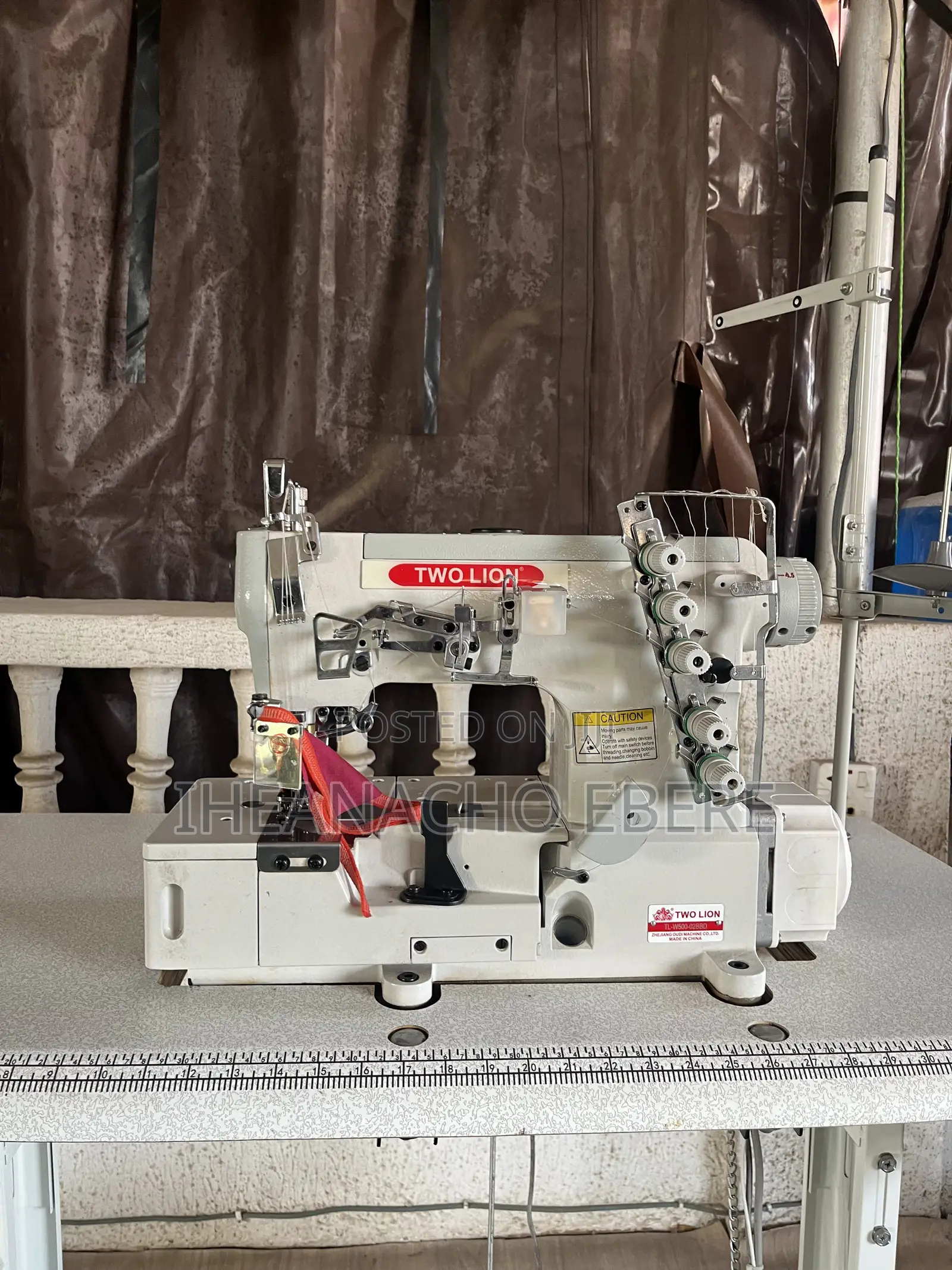 Two Lion Industrial Flatbed Interlock (Flatlock) Machine – Barely Used