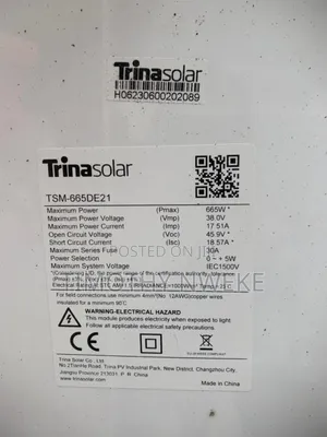 665w Solar Panel