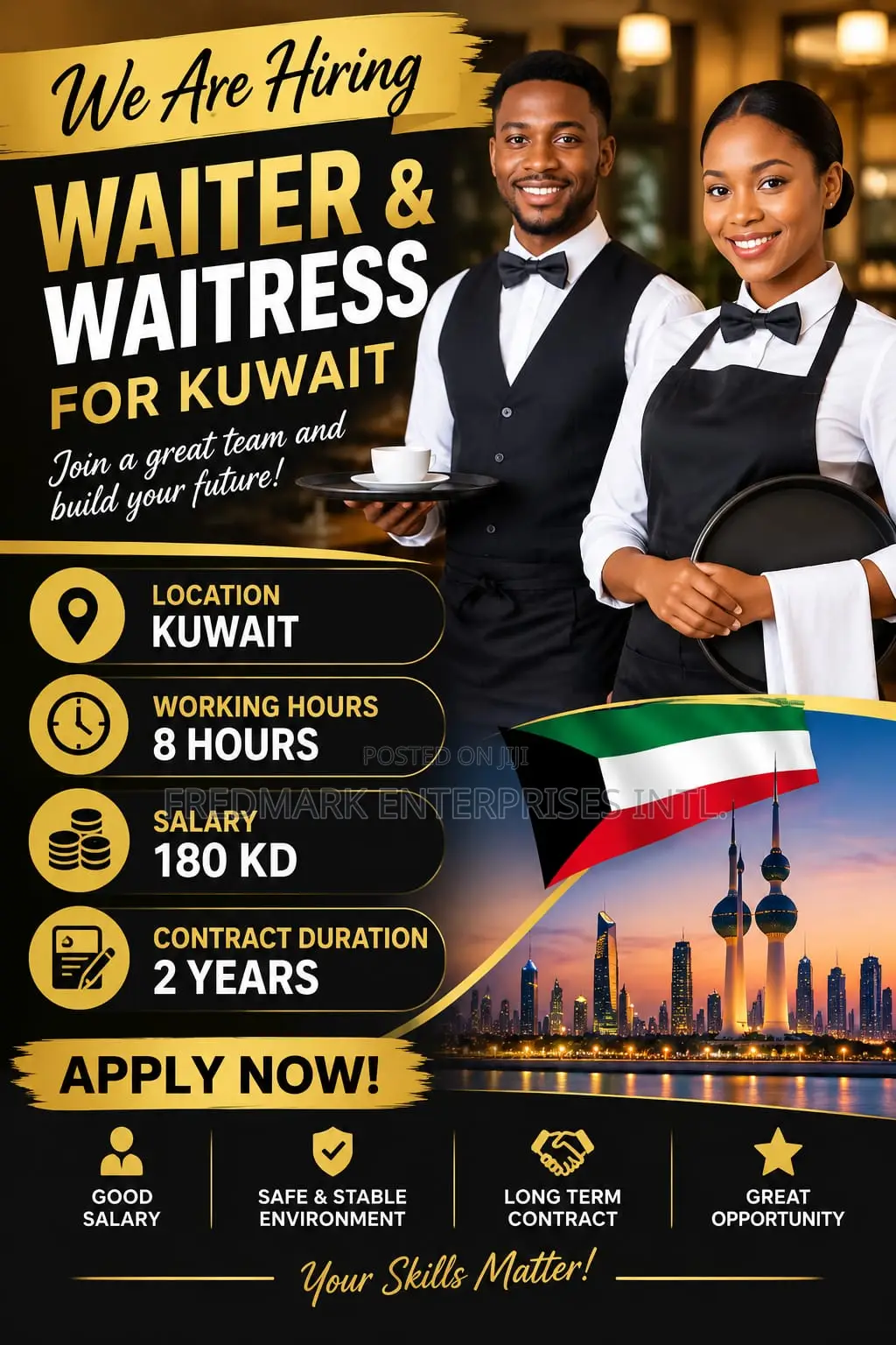 Workers Needed in Kuwait, Saudi Arabia, Qatar Packages