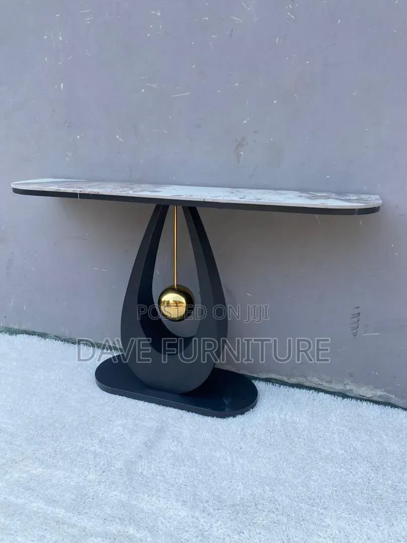 Luxury Marble Top Console Table