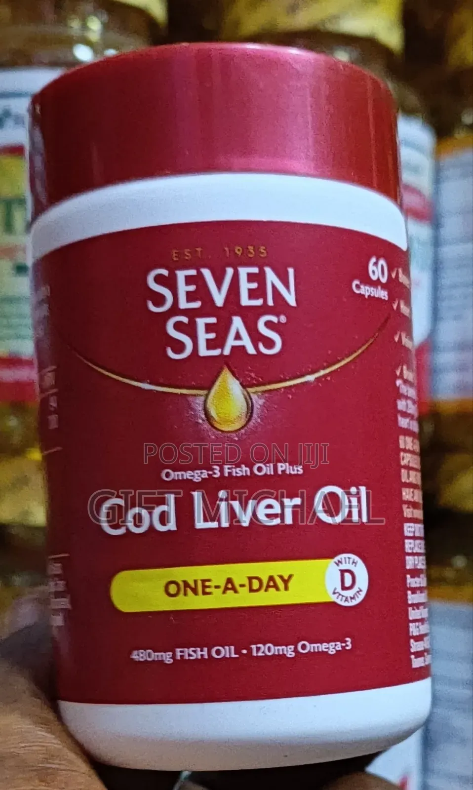 Omega 3 Plus Cod Liver Oil by 60caps