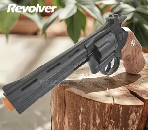Manual Revolver Soft Bullet Toy Gun | ZP5 Model, 357 Caliber,