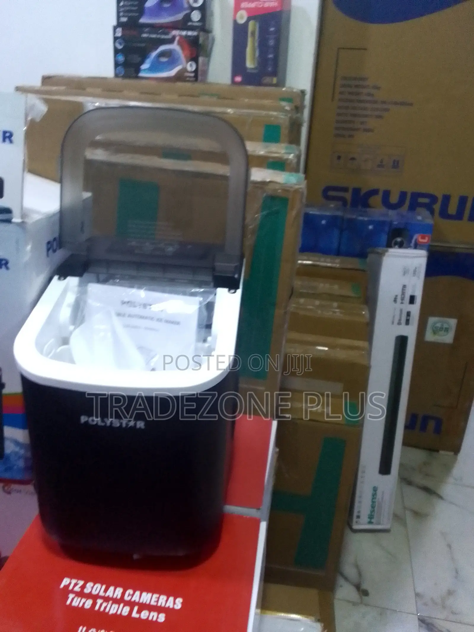 Polystar Ice Cube Machine With Removable Ice Container