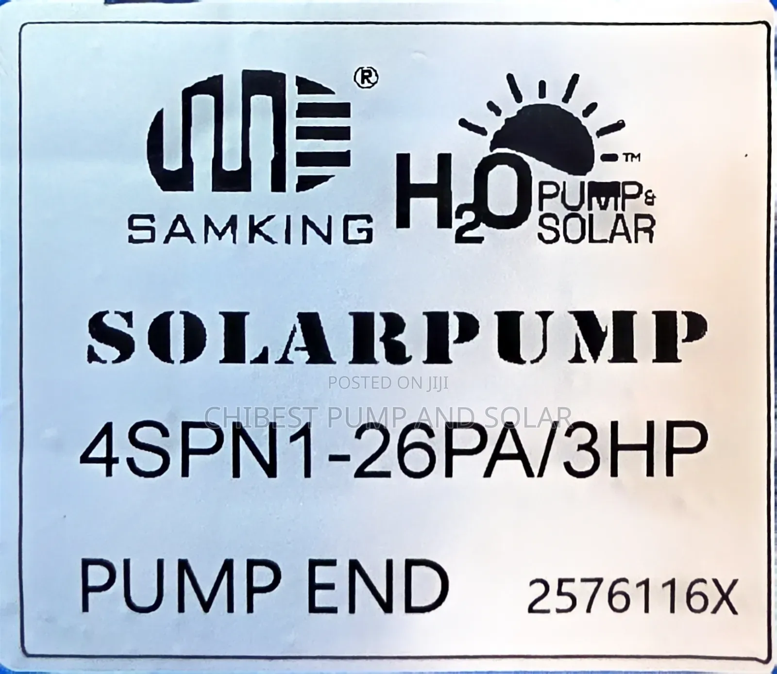AC/DC Samking Solar Submersible Pump