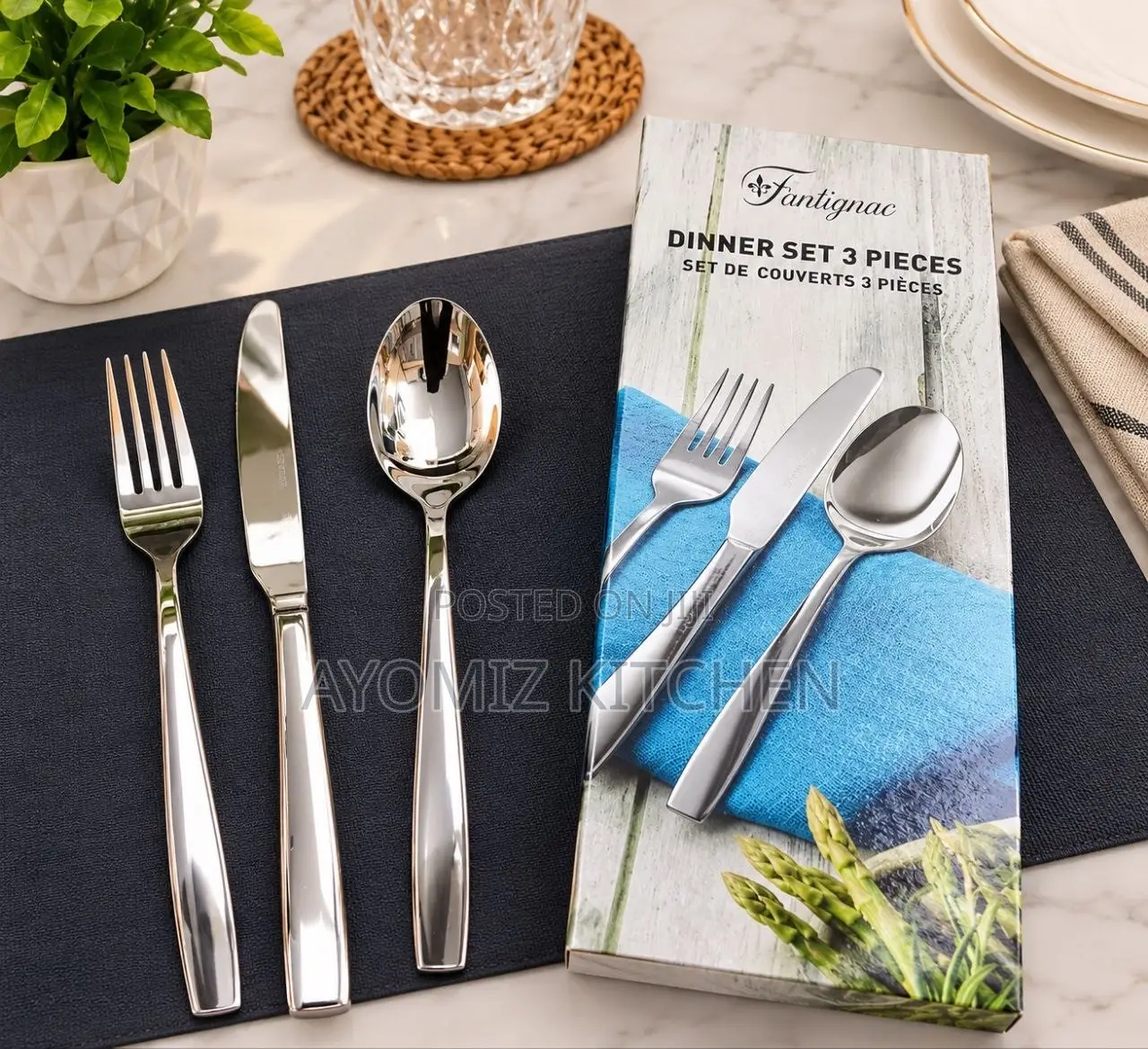 3pcs Cutlery Set