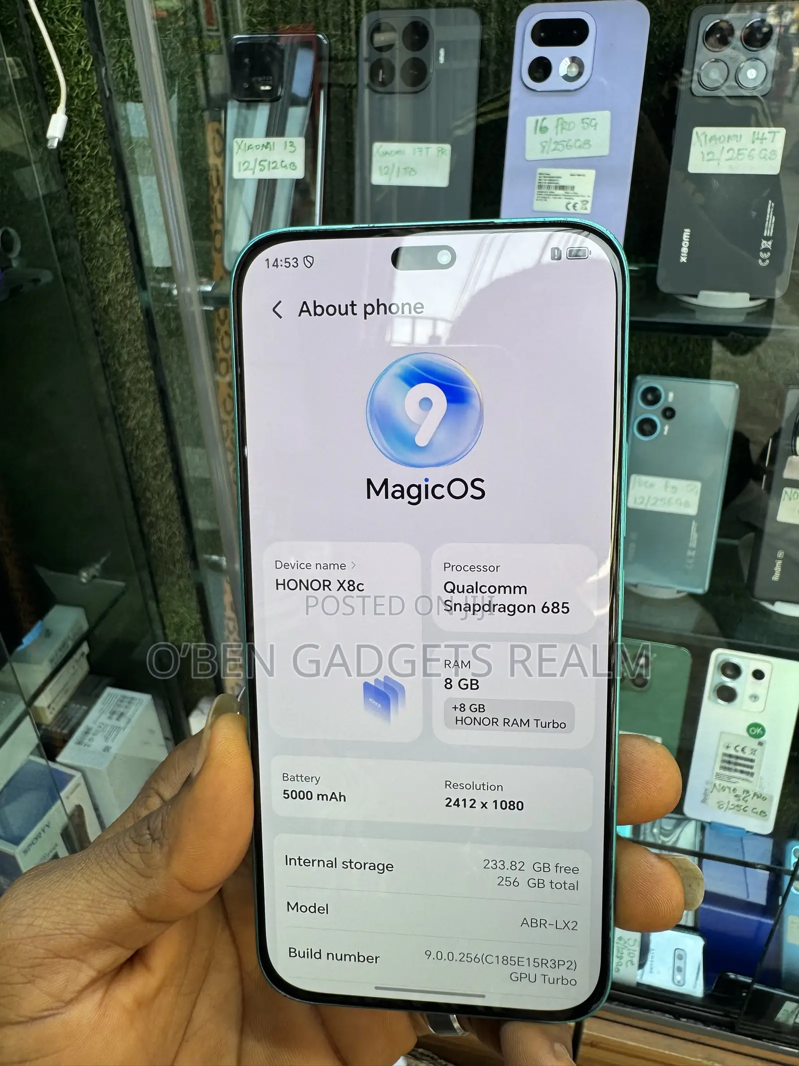Honor X8c 256 GB Green