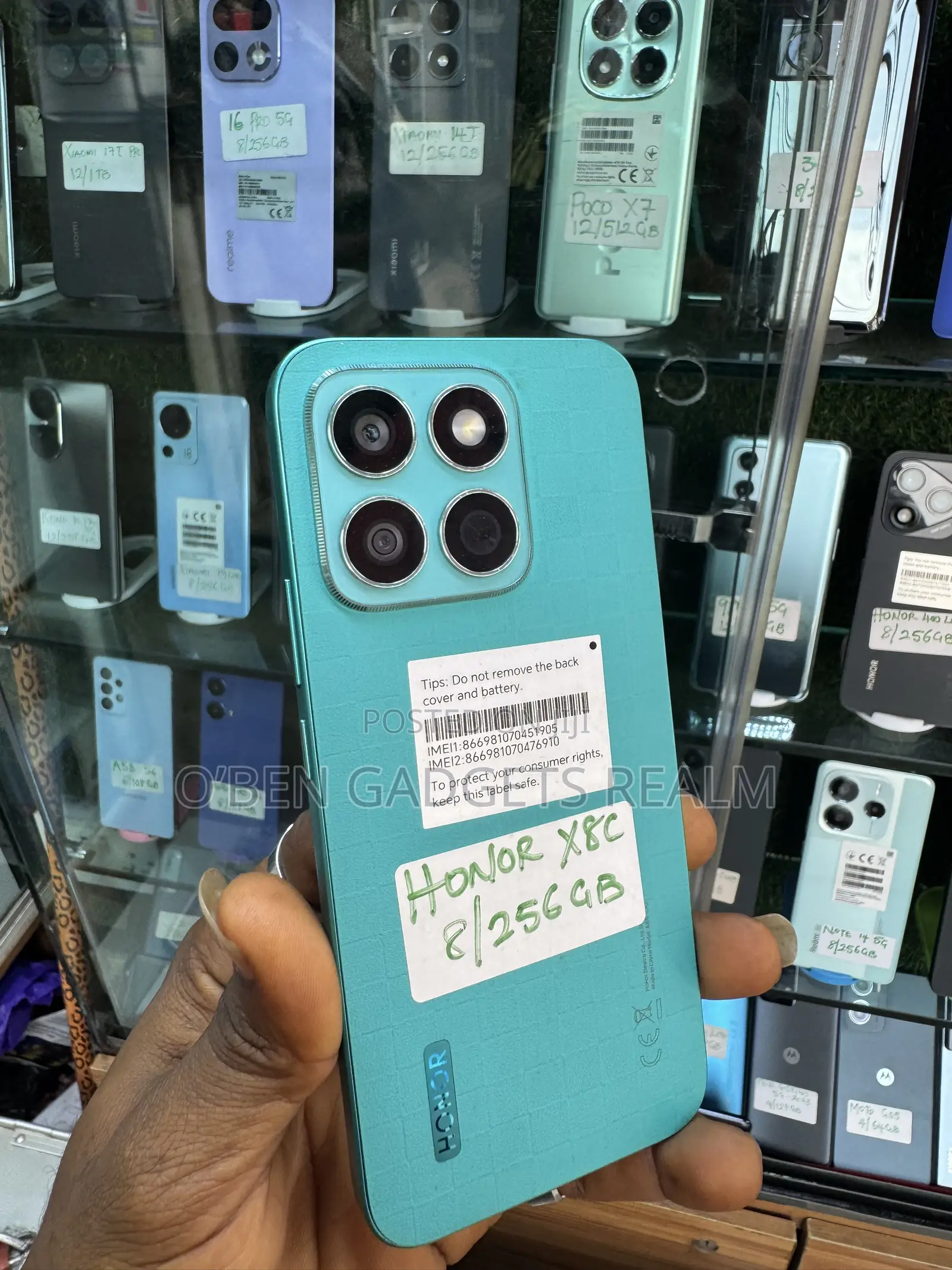 Honor X8c 256 GB Green